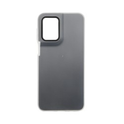 Capa Duro de Silicone Transparente para Motorala Moto G55 5G Preto